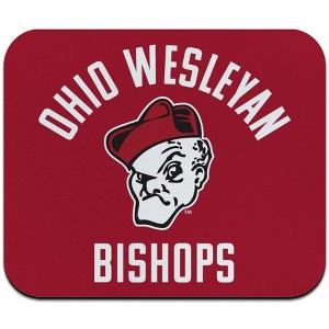 Ohio Wesleyan University Battling Bishops Logo Low Profile Thin Mouse Pad - 1 of 2
