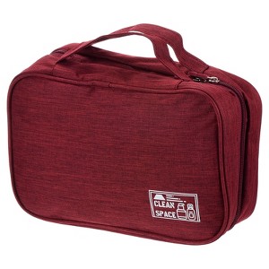 Unique Bargains Waterproof Lightweight Portable Travel Storage Makeup Bag - 1 of 4