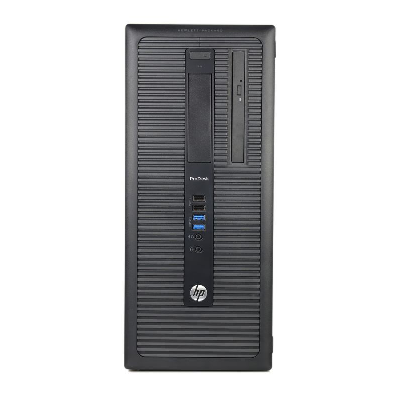 HP 600 G1-T Certified Pre-Owned PC, Core i5-4570 3.2GHz, 16GB, 256GB SSD-2.5, DVD, Win10P64, Manufacture Refurbished, 1 of 4