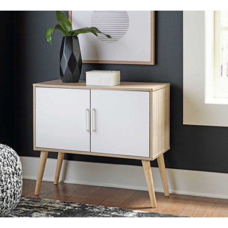 Orinfield Accent Cabinet Natural/White - Signature Design by Ashley, 2 of 9
