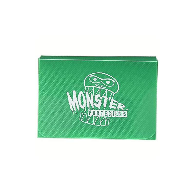 Monster Protectors Double Deck Storage Box with Self-Locking Magnetic Closure - Green., 1 of 2