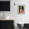 Stupell Industries Cozy Cat and Tropical Plants Framed Print Under Glass Art - 3 of 4