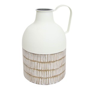 Jug Brass Metal Vase - Foreside Home & Garden - 1 of 4