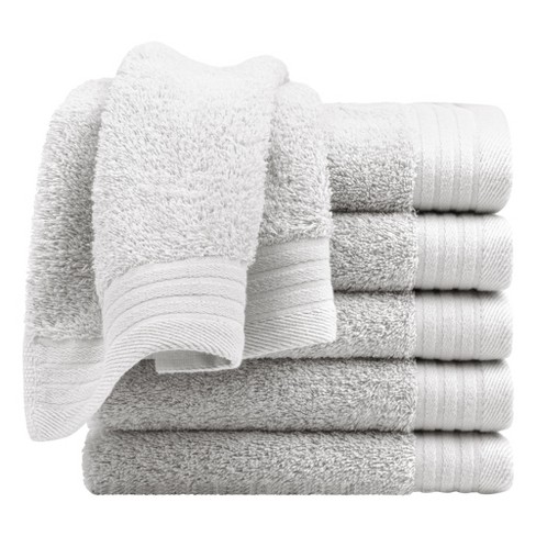 Piccocasa Hand Towel Set Soft 100% Combed Cotton Luxury Towels Highly  Absorbent Bath Towel Taupe Gray 6pcs : Target