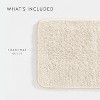 Plush Absorbent Bath Mat Rug with Anti-Skid Rubber Backing - Becky Cameron - 3 of 4