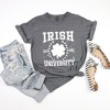 Simply Sage Market Women's Irish University Clover Short Sleeve Garment Dyed Tee - 3 of 4