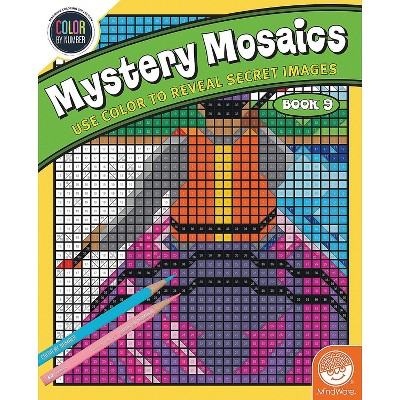 MindWare Color By Number Mystery Mosaics: Book 9 - Coloring Books