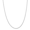 Black Bow Jewelry 1.85mm 10k White Gold D/C Quadruple Rope Chain Necklace - 3 of 4