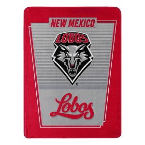 NCAA New Mexico Lobos 46''x60'' Leadership Micro Throw Blanket: Team Logo Fleece - 1 of 4