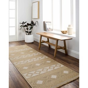 Hauteloom Tomai Hallway, Kitchen Machine Washable Runner Rug - Traditional, Transitional - 1 of 4