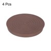 Unique Bargains Round Non-Slip Chair Leg Floor Protectors for Bed Stopper 4 Pcs - 3 of 4