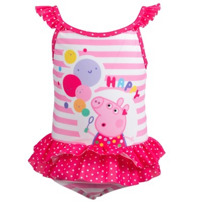 Peppa Pig Girls One Piece Bathing Suit Toddler