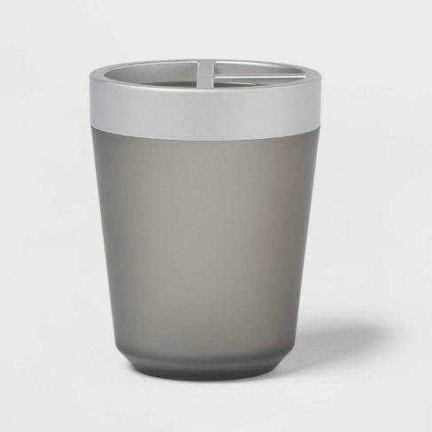 toothbrush holder gray