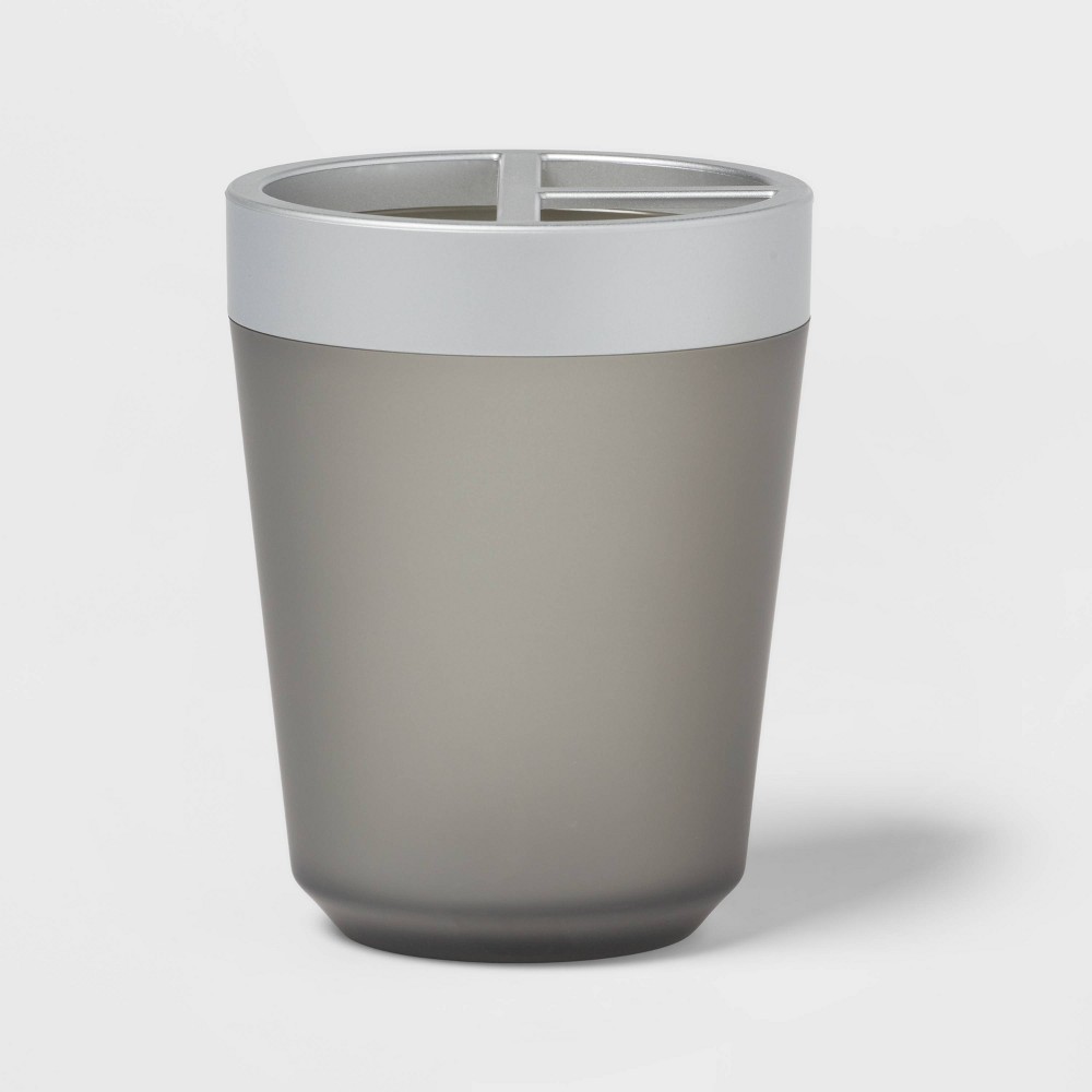 Toothbrush Holder Gray - Room Essentials™