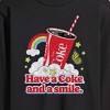 Men's - Coca-Cola - Have A Coke And A Smile Long Sleeve Graphic T-Shirt - 2 of 4
