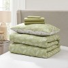 Nestl Bed in a Bag, 7pc Comforter Set Botanical Design, Modern Comforter Sets with Sheets, Bed in a Bag Bed Set - 3 of 4
