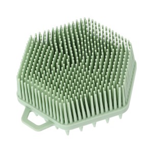Unique Bargains Double Side Body Bath Brush for Shower 3.70"x3.66"x1.50" 1 Pc - 1 of 4