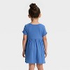 Toddler Girls' Short Sleeve Ribbed Dress - Cat & Jack™ - 2 of 3
