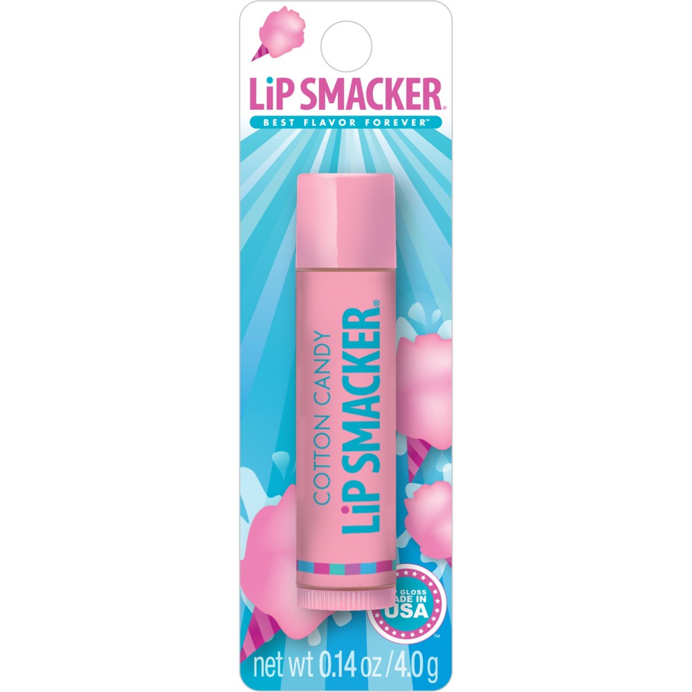 Photos - Cream / Lotion Lip Smacker Lip Balm - Cotton Candy - 0.14oz 