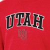 NCAA Utah Utes Men's Heathered Crew Neck Fleece Sweatshirt - image 3 of 3