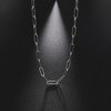 Paperclip Chain Necklace or Bracelet for Women or Men Stainless Steel Ginger Lyne Collection - 2 of 4