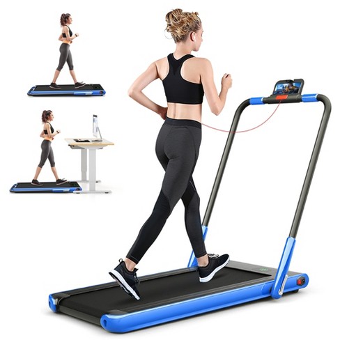 Superfit 2.25 hp 2 in 1 dual display folding treadmill jogging online machine