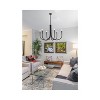 Elegant Lighting Layne 36 inch chandelier in Black - 2 of 4