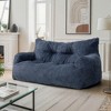 Pamapic Bean Bag Chair, Cozy Corduroy Lazy Bean Bag Sofa, 2 Seat for Home-Gray - 2 of 4