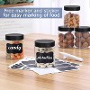 36PCS 8OZ Plastic Jars with Screw On Lids, Refillable Empty Round Containers - 4 of 4
