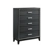 Acme Furniture Haiden Dresser Weathered Black Finish - 2 of 4