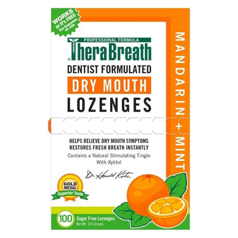 TheraBreath Dry Mouth Mint Lozenges - 100ct - image 1 of 4