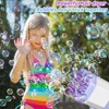 Link Ready. Set. Play! Bubble Machine Giant Bazooka Toy 69 Holes Automatic For Kids & Adults of All Ages Great For Indoor & Outdoors - 3 of 4