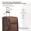 Coolife Expandable 4 Piece Set Suitcase Softside Lightweight Luggage Travel Set - 2 of 4