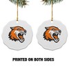 Rochester Institute of Technology Primary Logo Porcelain Scalloped Holiday Christmas Tree Ornament  2.8" (7.1 cm) - 2 of 4