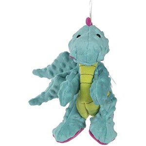 goDog Bubble Plush Dragons Squeaky Dog Toy, Chew Guard Technology - Turquoise, Small - 1 of 1