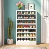Hommoo 7-Tier Tall Shoe Rack White - 2 of 4