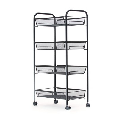 Mind Reader All-Purpose Utility Cart with Wheels