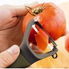 BergHOFF Balance Stainless Steel Serrated Y-Peeler 5", Recycled Material - 2 of 4