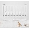 Bacati - MixNMatch White frills on bottom Crib/Toddler ruffles/skirt - 3 of 4