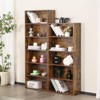 CAVINAS 5/6-Tier Bookshelf for Home Office,Freestanding Tall Open Display Storage Shelf,53/63"H Industrial Bookcase with Anti-Tip Device - 2 of 4