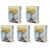 Dragon Shield 5 Packs Dragon Shield Matte Silver Standard Size 100 ct Card Sleeves Value Bundle! - 2 of 4