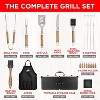 Kaluns Grilling Accessories, Heavy Duty Stainless Steel Grill Set BBQ Grill - 2 of 4