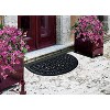 A1HC Large Outdoor Floor Door Mat, 30"X48", Natural Rubber Grill Drainable Design & Anti Fatigue Doormat - 3 of 4