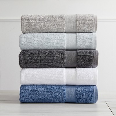 Market & Place Cotton Quick Dry Ribbed 6-piece Bath Towel Set : Target