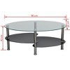 vidaXL Coffee Table with Exclusive Design Black - 3 of 4