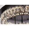 Elegant Lighting Monroe 2 - Light Flush Mount in  Black - 4 of 4