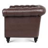 CAVINAS Sofa Cama, Modern PU Couch, Living Room Couch with Birch Legs, Small Couches for Bedroom, Apartment - 4 of 4