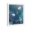 15"x21" Nautical Ocean Framed Wall Art Print Blue - Wynwood Studio: Modern Botanical Digital Art, Vertical Orientation - 2 of 4