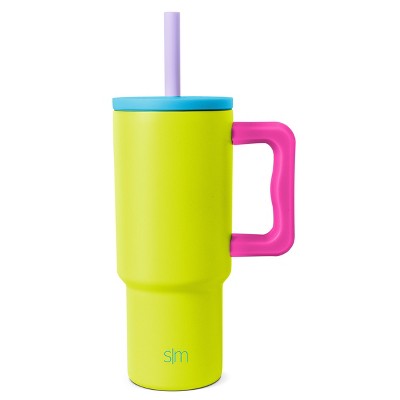 Simple Modern 24oz Stainless Steel Trek Paradise Mix Straw Tumbler Light Green