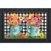 Briarwood Lane Spring Doormat 30x18 Indoor Outdoor Gerber Daisy Watering Can For Spring Doormat - 2 of 4